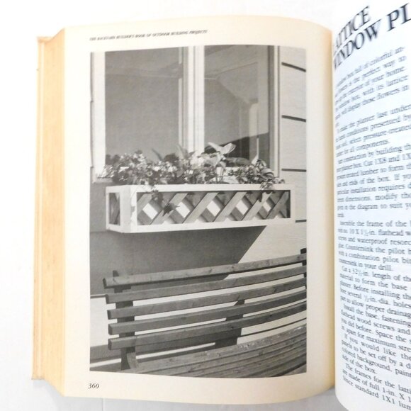 The Backyard Builders Book of Outdoor Building Projects Vintage 1987 Hardcover - Picture 9 of 12